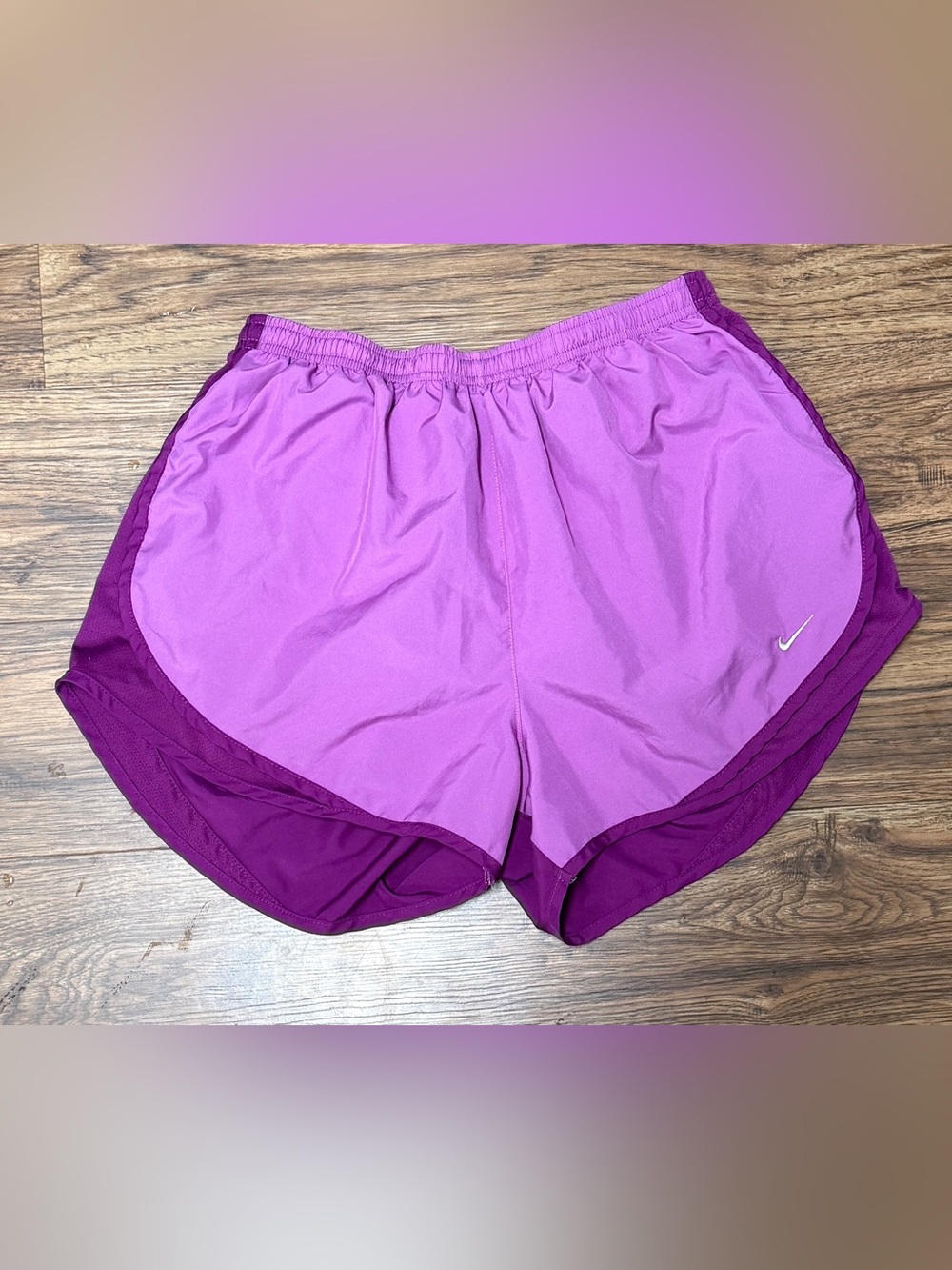Nike Women's Two-Tone Pink Running Shorts